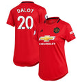 Diogo Dalot Women's 2019/20 Home Replica Player Jersey – Red