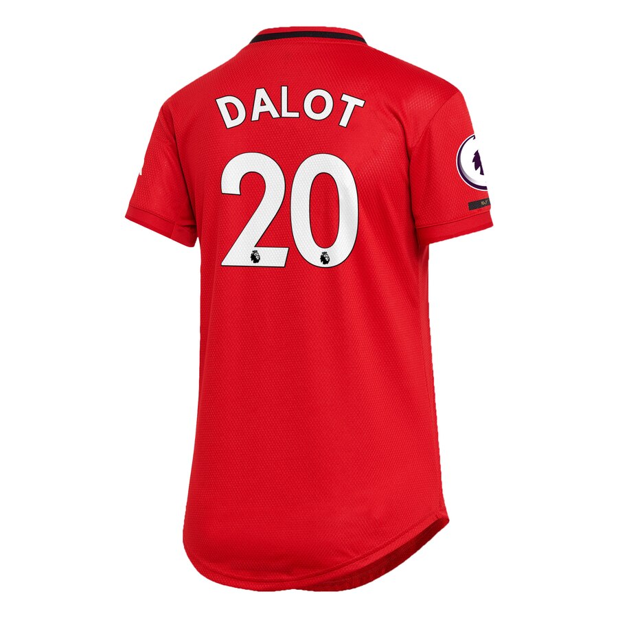 Diogo Dalot Women's 2019/20 Home Replica Player Jersey – Red