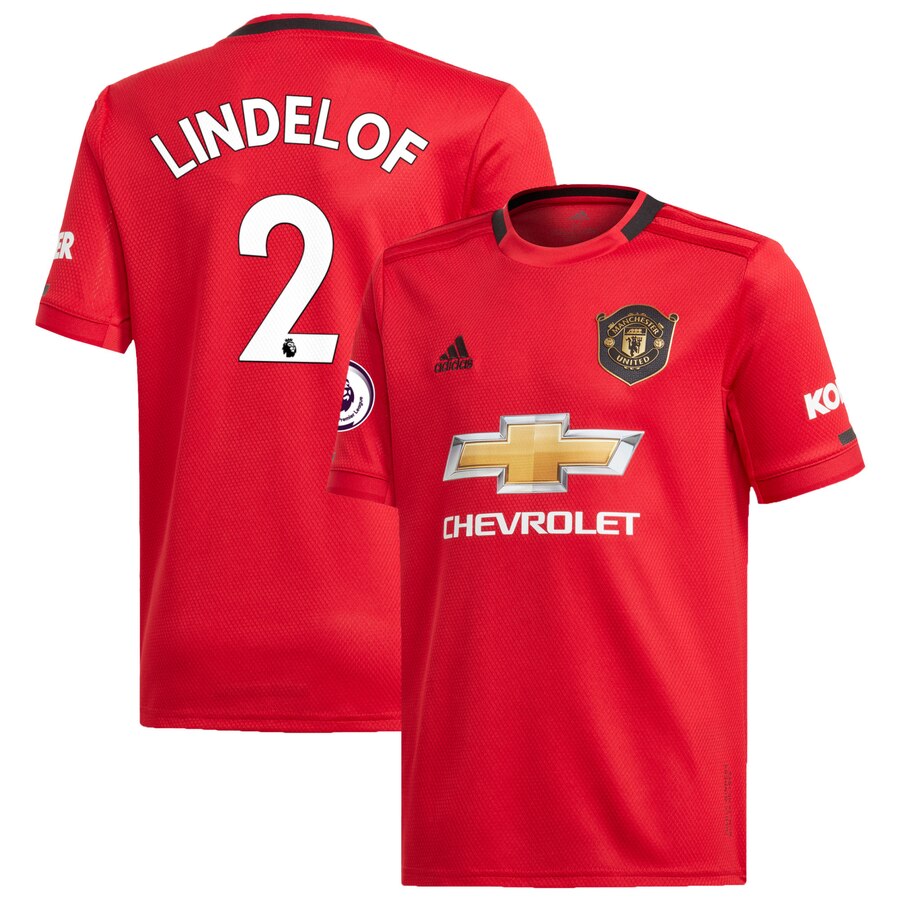 Victor Lindelöf Youth 2019/20 Home Replica Player Jersey – Red