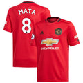 Juan Mata Youth 2019/20 Home Replica Player Jersey – Red