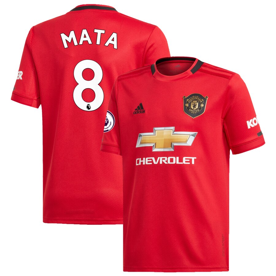 Juan Mata Youth 2019/20 Home Replica Player Jersey – Red