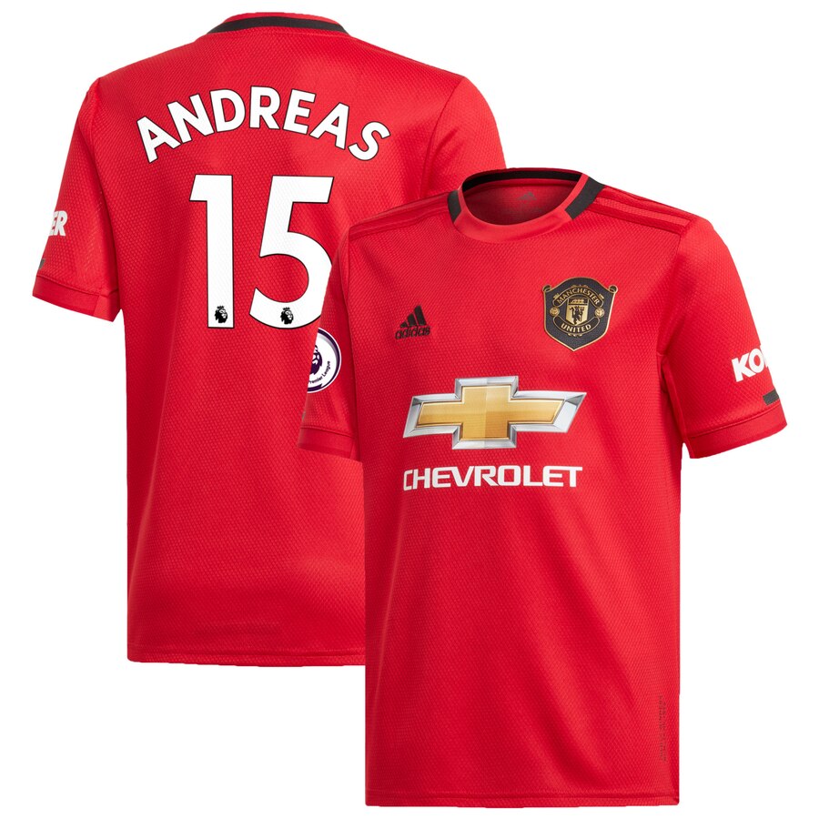 Andreas Pereira Youth 2019/20 Home Replica Player Jersey – Red