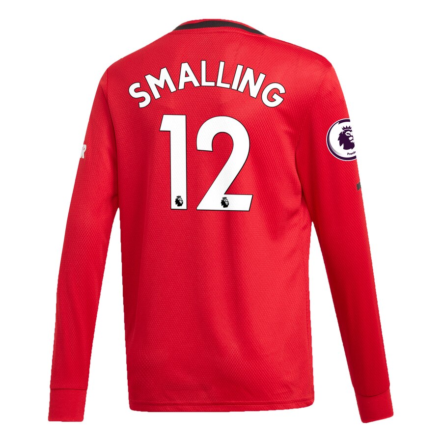 Chris Smalling Youth 2019/20 Home Replica Long Sleeve Player Jersey – Red