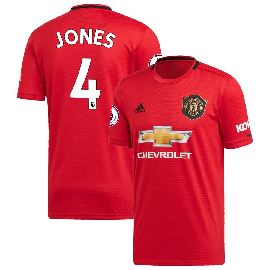 Phil Jones 2019/20 Home Replica Player Jersey – Red
