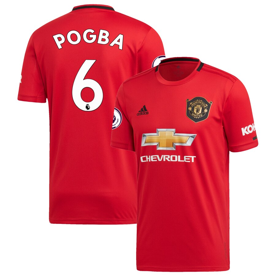 Paul Pogba 2019/20 Home Replica Player Jersey – Red
