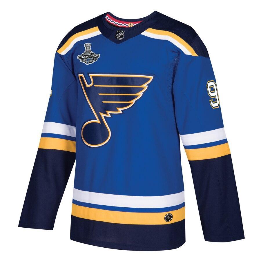 Vladimir Tarasenko St. Louis Blues 2019 Stanley Cup Champions Player Jersey – Blue
