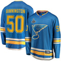 Binnington St. Louis Blues Blue 2019 Stanley Cup Champions Alternate Breakaway Player Jersey