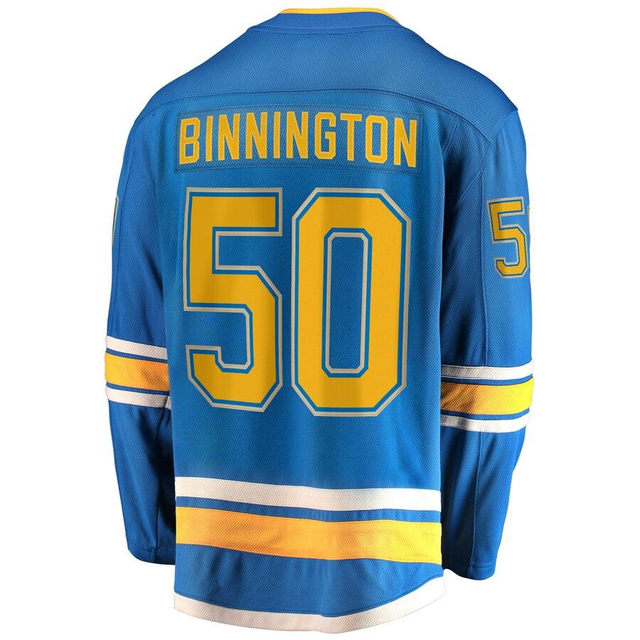 Binnington St. Louis Blues Blue 2019 Stanley Cup Champions Alternate Breakaway Player Jersey