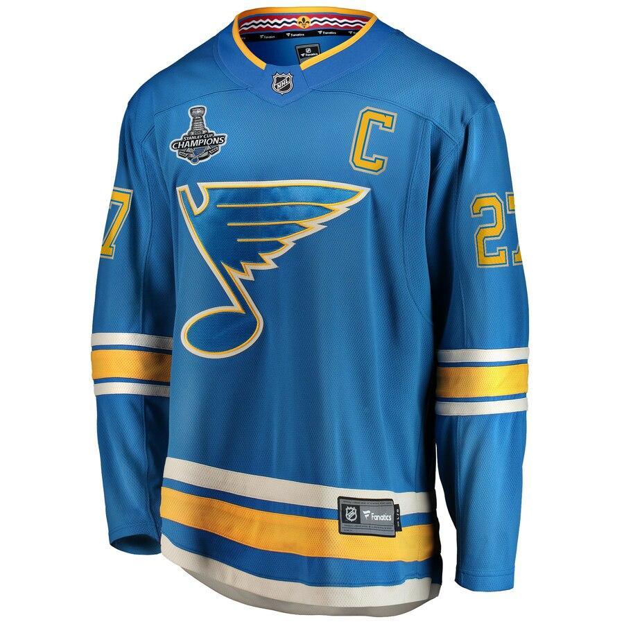 Alex Pietrangelo St. Louis Blues Branded 2019 Stanley Cup Champions Alternate Breakaway Player Jersey - Blue