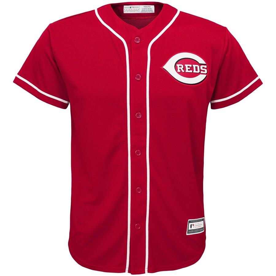 Yasiel Puig 66 Cincinnati Reds Youth Red Alternate Official Cool Base Player Jersey