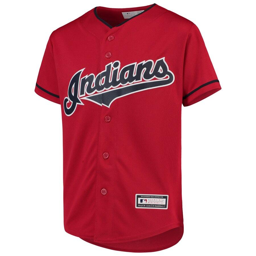 Lindor 12 Cleveland Indians Youth White Home Replica Player Jersey