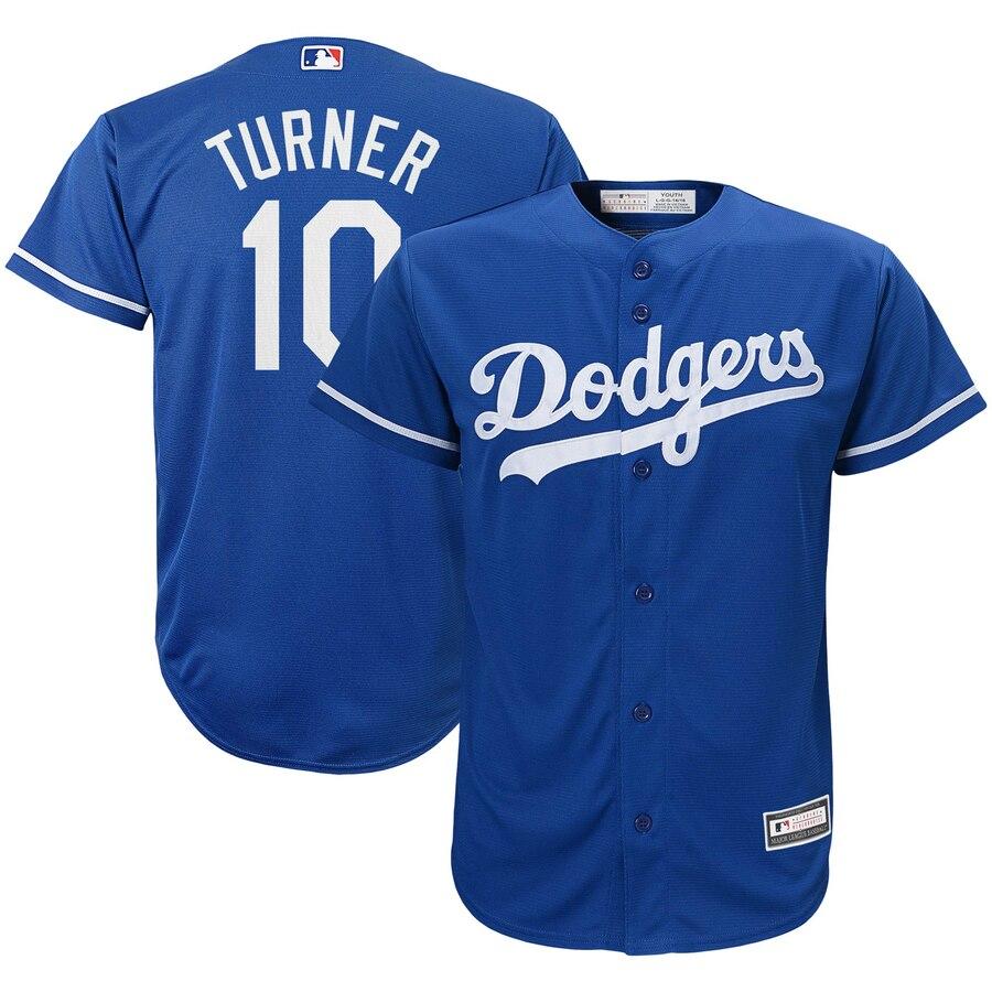 Justin Turner Los Angeles Dodgers Youth Royal Alternate Official Cool Base Player Jersey