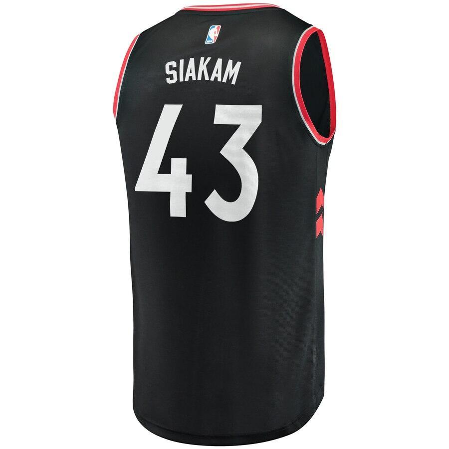 Pascal Siakam Toronto Raptors Youth Black 2019 NBA Finals Champions Fast Break Replica Player Jersey – Statement Edition