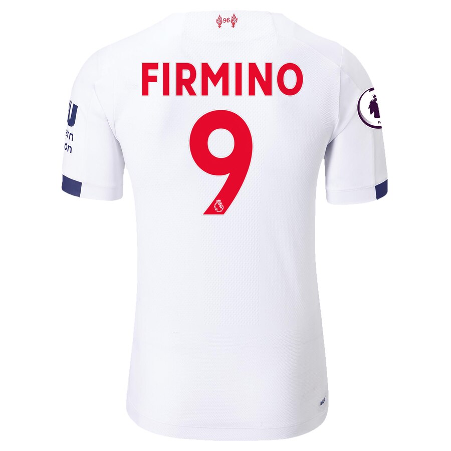 Roberto Firmino New Balance 2019/20 Away Authentic Player Jersey – White