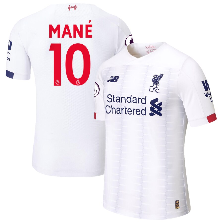 Sadio Mané New Balance 2019/20 Away Authentic Player Jersey – White