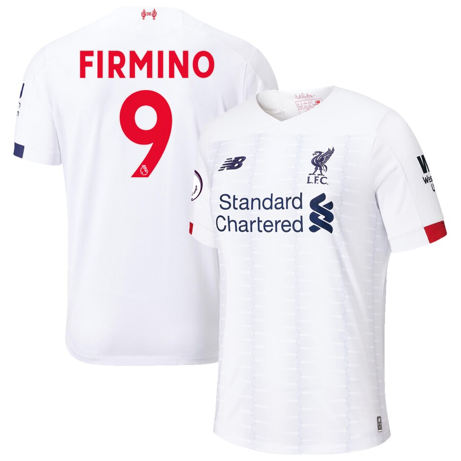 Roberto Firmino New Balance 2019/20 Away Replica Player Jersey – White