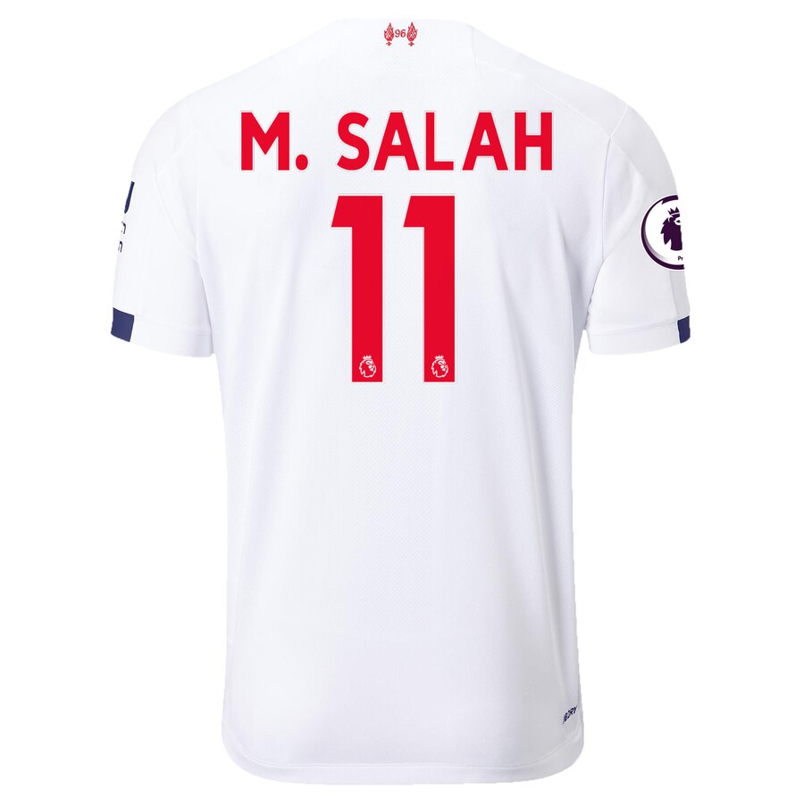 Mohamed Salah New Balance 2019/20 Away Replica Player Jersey – White