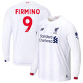 Roberto Firmino New Balance 2019/20 Away Replica Long Sleeve Player Jersey – White