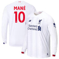 Sadio Mané New Balance 2019/20 Away Replica Long Sleeve Player Jersey – White