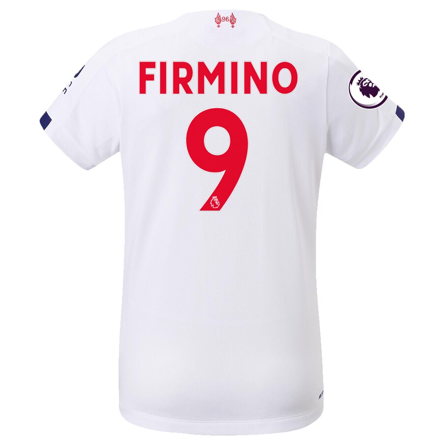 Roberto Firmino New Balance Women's 2019/20 Away Replica Stadium Player Jersey – White