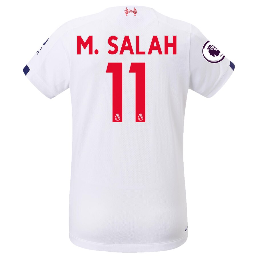 Mohamed Salah New Balance Women's 2019/20 Away Replica Stadium Player Jersey – White