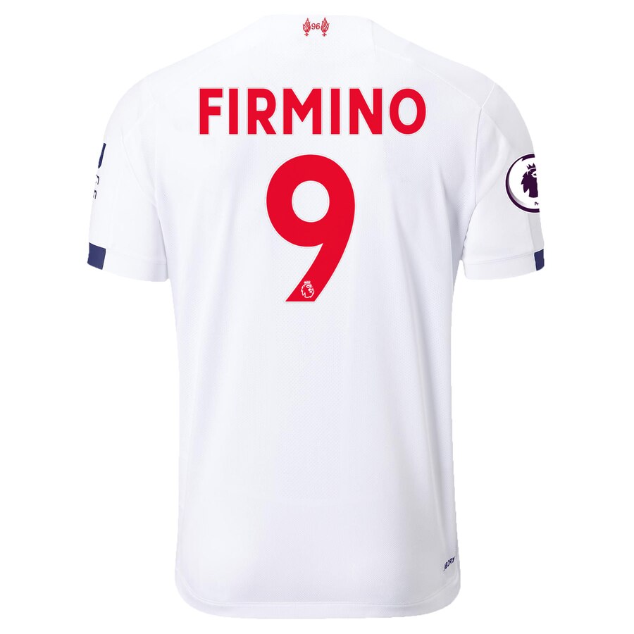 Roberto Firmino New Balance Youth 2019/20 Away Replica Stadium Player Jersey – White