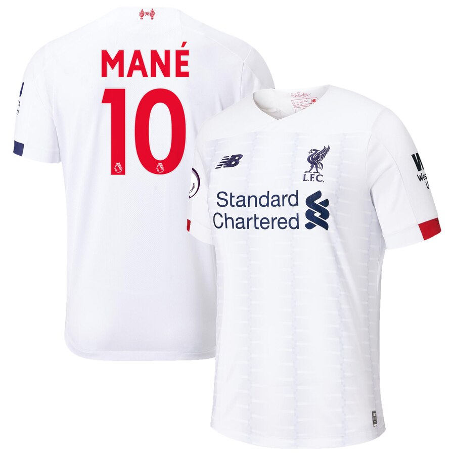 Sadio Mané New Balance Youth 2019/20 Away Replica Stadium Player Jersey – White