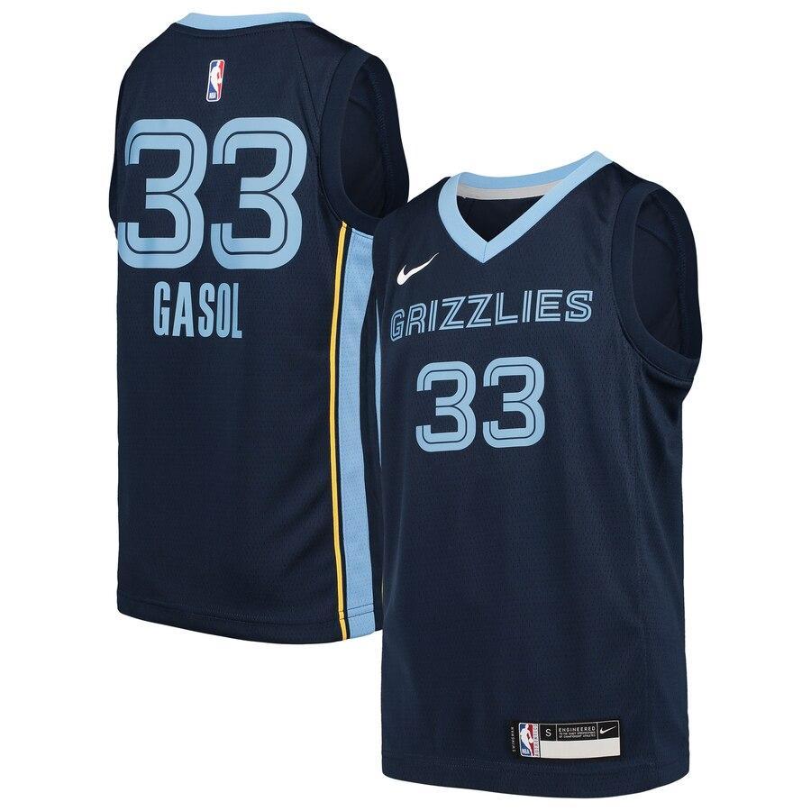 Marc Gasol Memphis Grizzlies Youth Swingman Jersey – Navy