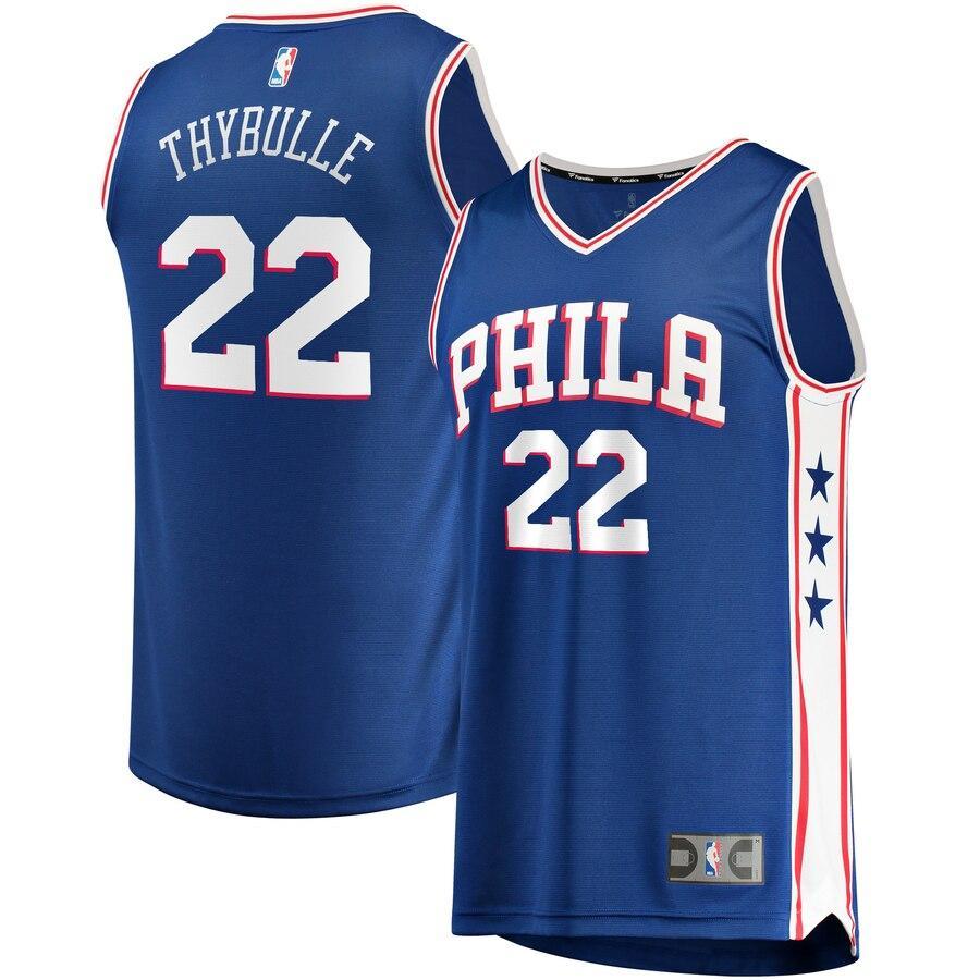 Mattise Thybulle Philadelphia 76ers 2019 NBA Draft First Round Pick Fast Break Replica Jersey Royal - Icon Edition