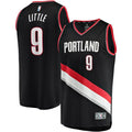 Nassir Little Portland 2019 NBA Draft First Round Pick Fast Break Replica Jersey Black - Icon Edition