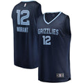 Ja Morant Memphis Grizzlies 2019 NBA Draft First Round Pick Fast Break Replica Jersey Navy - Icon Edition