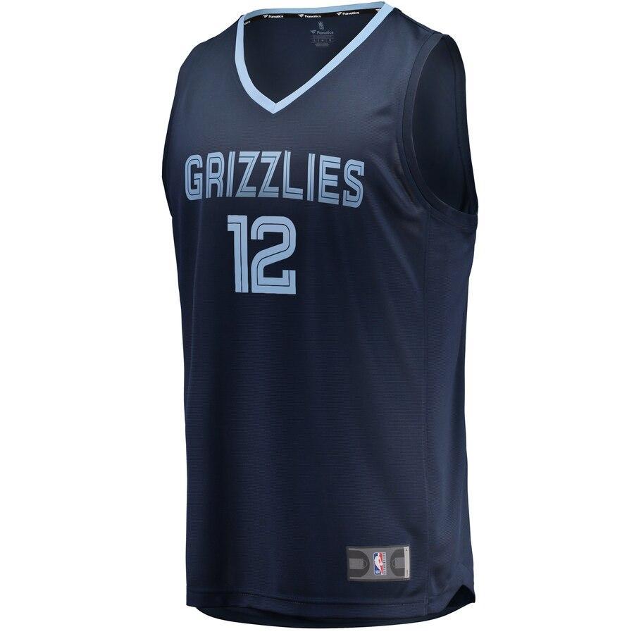 Ja Morant Memphis Grizzlies 2019 NBA Draft First Round Pick Fast Break Replica Jersey Navy - Icon Edition