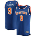 R.J. Barrett New York Knicks 2019 NBA Draft First Round Pick Fast Break Replica Jersey Royal - Icon Edition