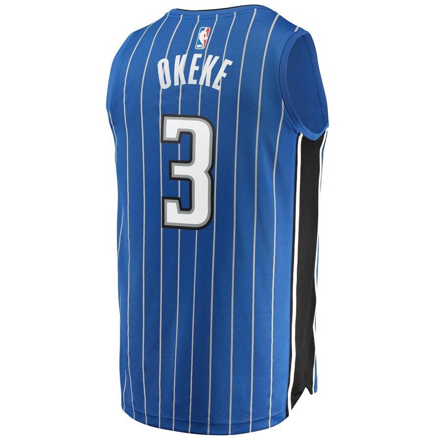 Chuma Okeke Orlando Magic 2019 NBA Draft First Round Pick Fast Break Replica Jersey Blue - Icon Edition