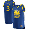Poole Golden State Warriors 2019 NBA Draft First Round Pick Fast Break Replica Jersey Royal - Icon Edition