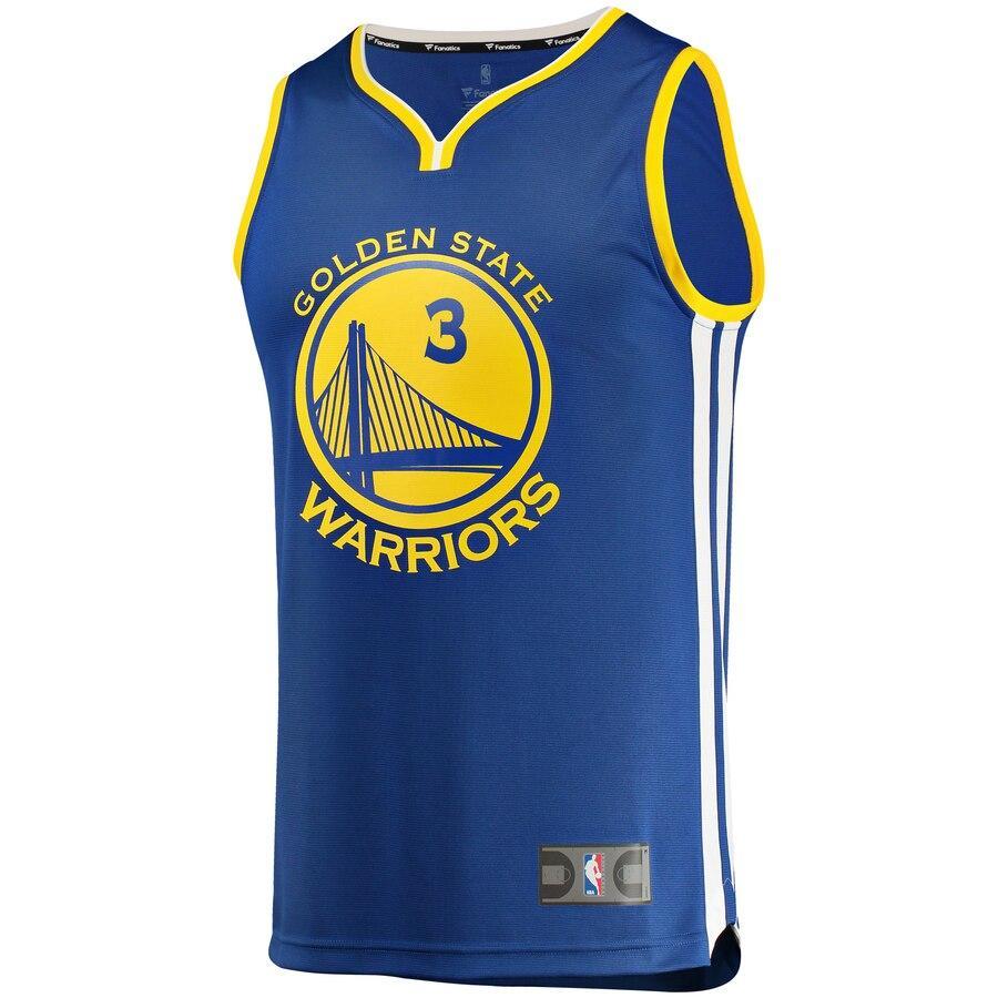 Poole Golden State Warriors 2019 NBA Draft First Round Pick Fast Break Replica Jersey Royal - Icon Edition