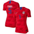 Kelley O'Hara 5 USWNT Women's Red 2019 Away Authentic Vapor Player Jersey