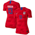 Alex Morgan 13 USWNT Women's Red 2019 Away Authentic Vapor Player Jersey