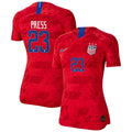 Christen Press 23 USWNT Women's Red 2019 Away Authentic Vapor Player Jersey