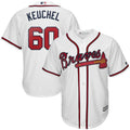 Dallas Keuchel 60 Atlanta Braves White Home Official Cool Base Player Jersey