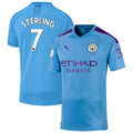 Raheem Sterling Puma 2019/20 Home Authentic Player Jersey – Light Blue