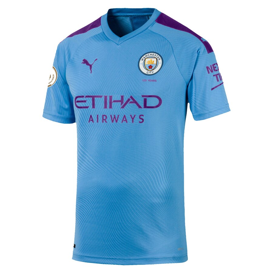 Raheem Sterling Puma 2019/20 Home Authentic Player Jersey – Light Blue