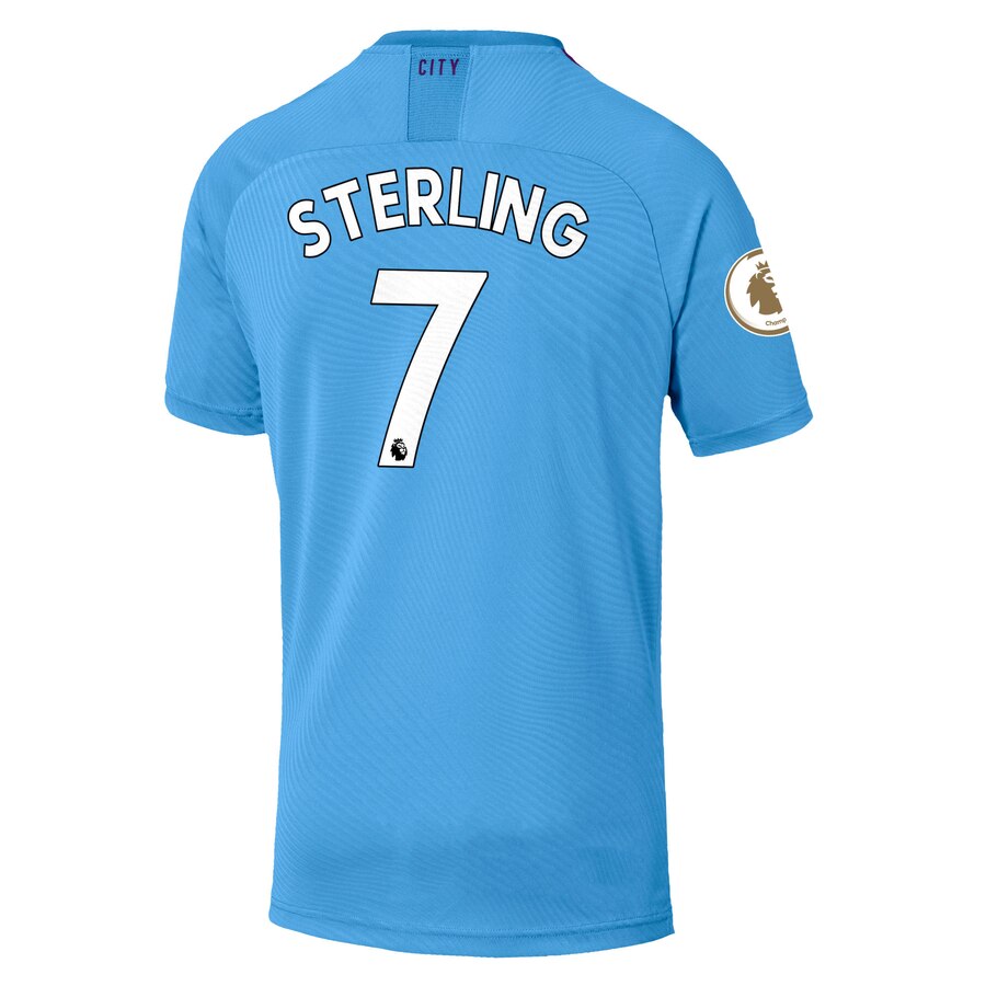 Raheem Sterling Puma 2019/20 Home Authentic Player Jersey – Light Blue