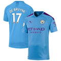 Kevin De Bruyne Puma 2019/20 Home Authentic Player Jersey – Light Blue