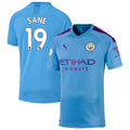 Leroy Sané Puma 2019/20 Home Authentic Player Jersey – Light Blue