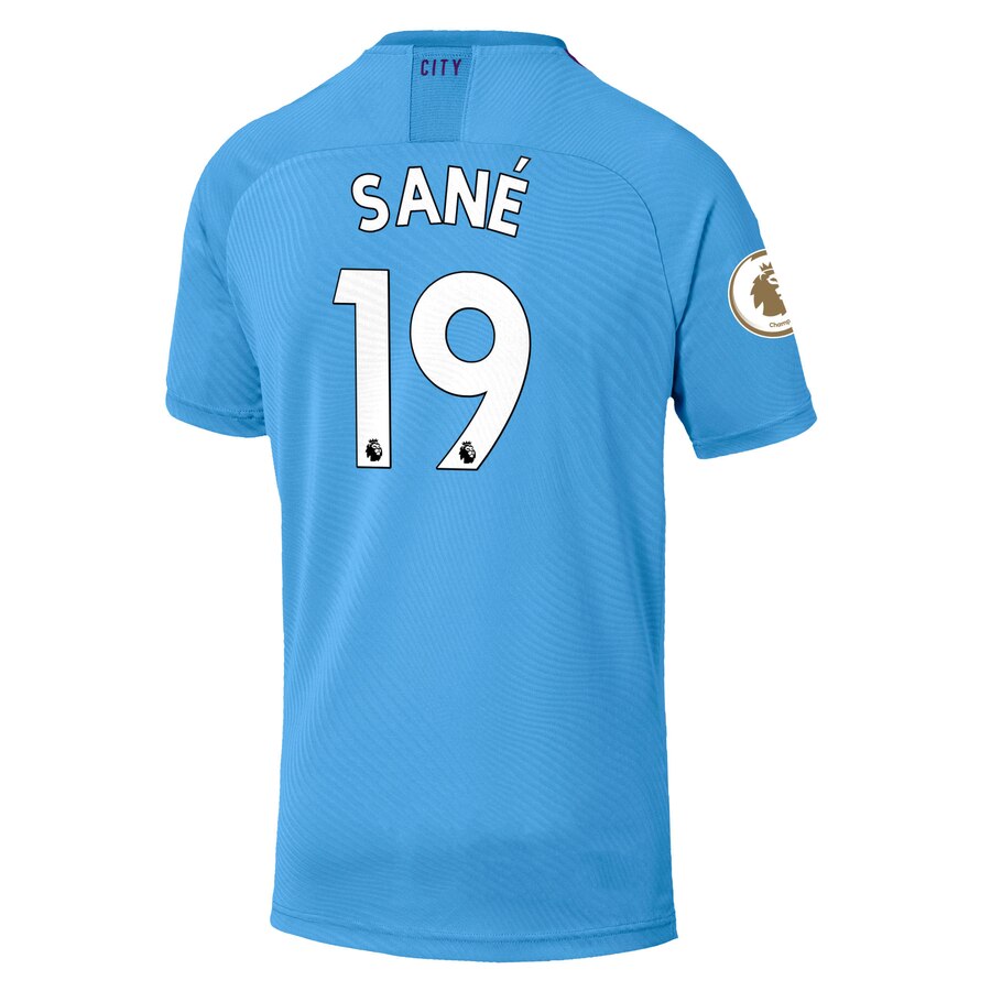Leroy Sané Puma 2019/20 Home Authentic Player Jersey – Light Blue