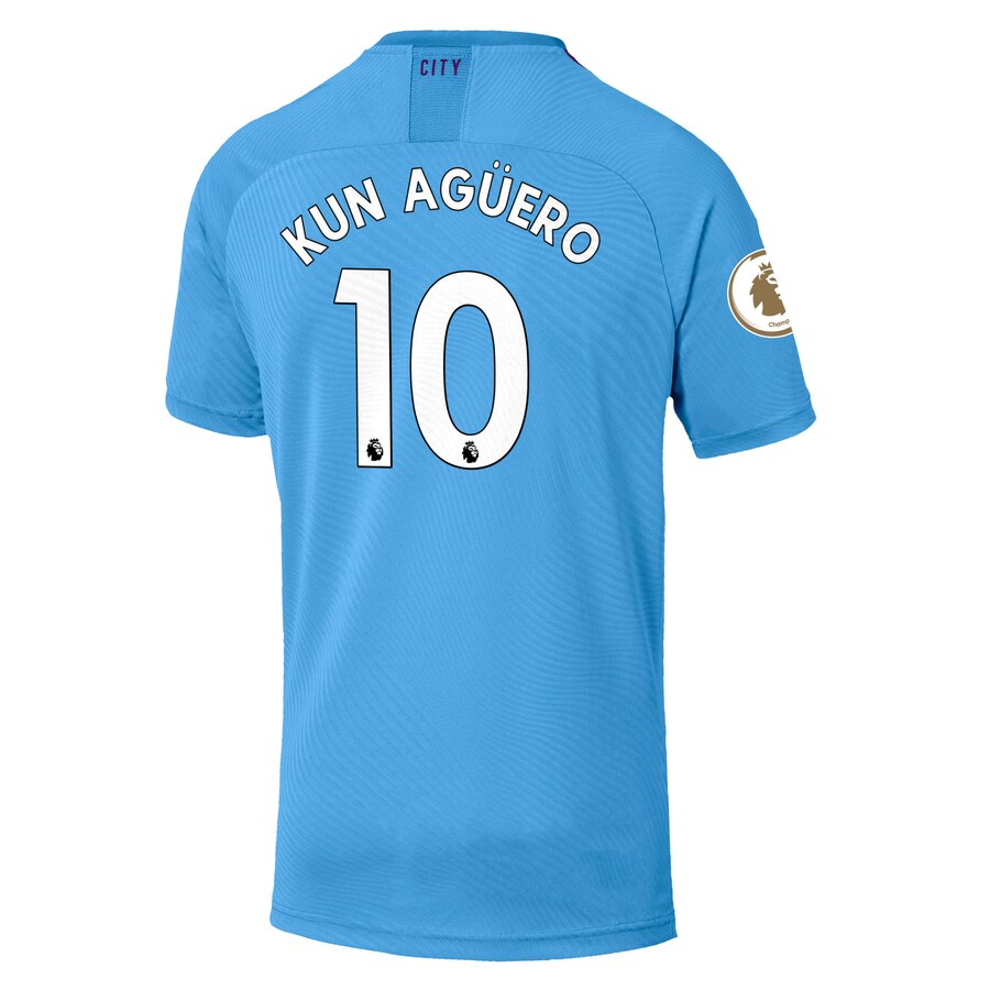 Sergio Agüero Puma 2019/20 Home Replica Player Jersey – Light Blue