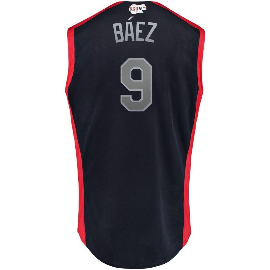 Javier Báez 9 National League Navy 2019 MLB All-Star Game Workout Player Jersey
