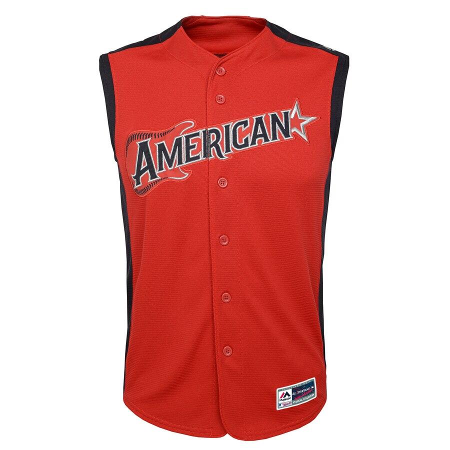 Francisco Lindor 12 American League Youth Red 2019 MLB All-Star Game Player Jersey