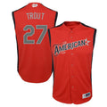 Mike Trout 27 American League Youth Red 2019 MLB All-Star Game Player Jersey